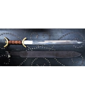IRON épée Celtique , poigné bronze