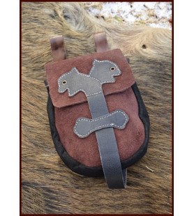BATTLE MEDIEVAL leather pouch 6