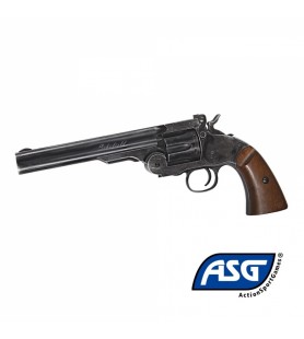 ASG Revolver Co2 Schofield 6" Noir Full metal - 4,5 mm