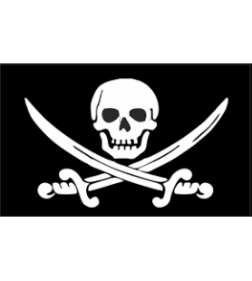MOD002 » Bandeira de pirata , 90x150cm