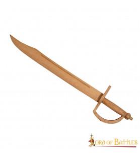 LOB Pirate Cutlass Épée d'entraînement en bois fonctionnelle fabriquée à la main