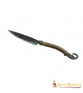 LOB Hand Forged Functional Knife with Leather Wrapped Handle