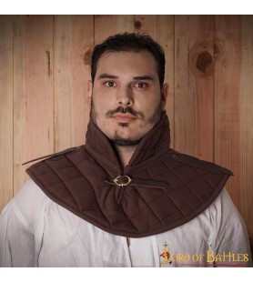 LOB Collar Medieval Acolchado Hecho A Mano De Lona De Algodón