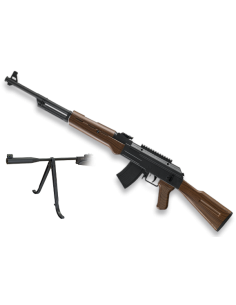 Carabina de aire comprimido Ekol AK con bípode, estilo AK-47
