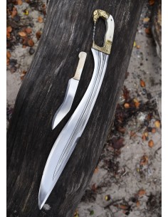 Falcata (Kopis) com alça de cabeça de cavalo, 4º - 3º século aC 2