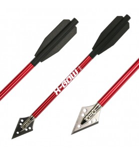 X-BOW BOLT FOR PISTOL CROSSBOW WITH HUNTING BROADHEAD 6,5"(2 UN)
