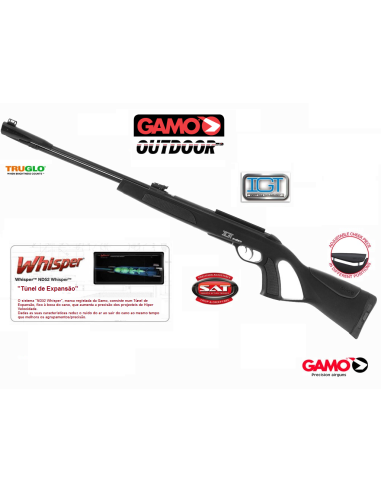 Gamo Whisper IGT, carabina de pressão de ar modelo CRF
