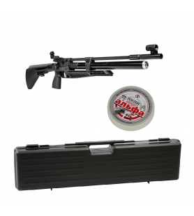 BAIKAL AIRGUN PCP MP-555KC WITH HARD CASE AND PELLETS