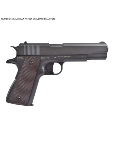 Pistola CO2 Bruni 1911 4,5 mm de chumbo diabolo