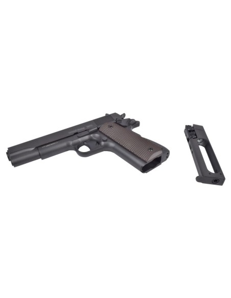 Pistola CO2 Bruni 1911 4,5 mm de chumbo diabolo