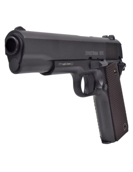 Pistola CO2 Bruni 1911 4,5 mm de chumbo diabolo