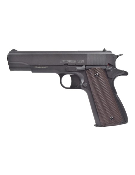 Pistola CO2 Bruni 1911 4,5 mm de chumbo diabolo