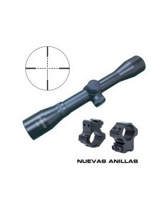 ZASDAR MIRA 4X32 RETICULO MIL-DOT COM ANEIS 11mm