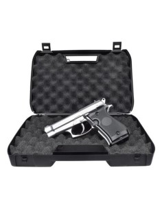 Pistola CO2 cromada Bruni M84 prateada, calibre 4,5 mm 2