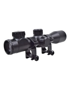 JS VISOR TELESCOPICO 4x32 RETICULO ILUMINADO ANILLOS WEAVER