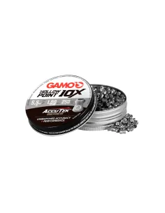 GAMO CHUMBOS AccuTek 10x HOLLOW POINT CAL 5,5  (250 UN)