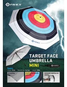 FIVICS CHAPÉU DE CHUVA COMPACTO ALVO TIRO COM ARCO (UN) 2