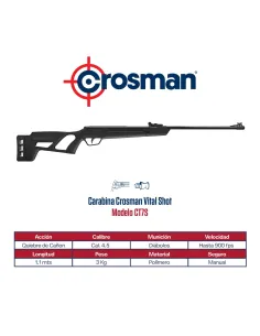 Crosman Vital Shot break barrel air rifle 4.5 mm cal. 2
