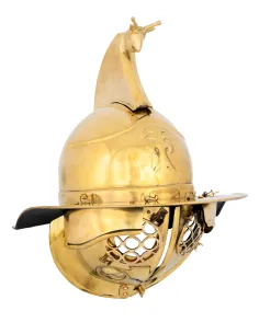 DP CAPACETE GLADIADOR "THRAEX" EM LATÃO