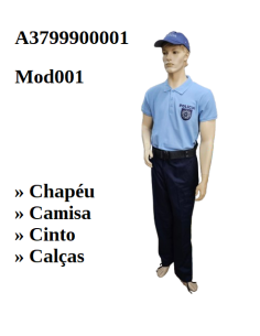 ALUGUER/ FARDAS COMPLETAS POLÍCIAS