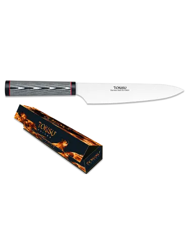 TOKISU CUCHILLO COCINA SMALL GYUTO HOJA DAMASCUS 19.5 CM (UN)