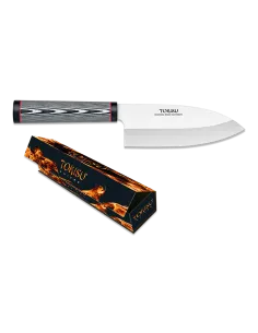 TOKISU FACA COZINHA DEBA LAMINA DAMASCO 16 CM (UN)