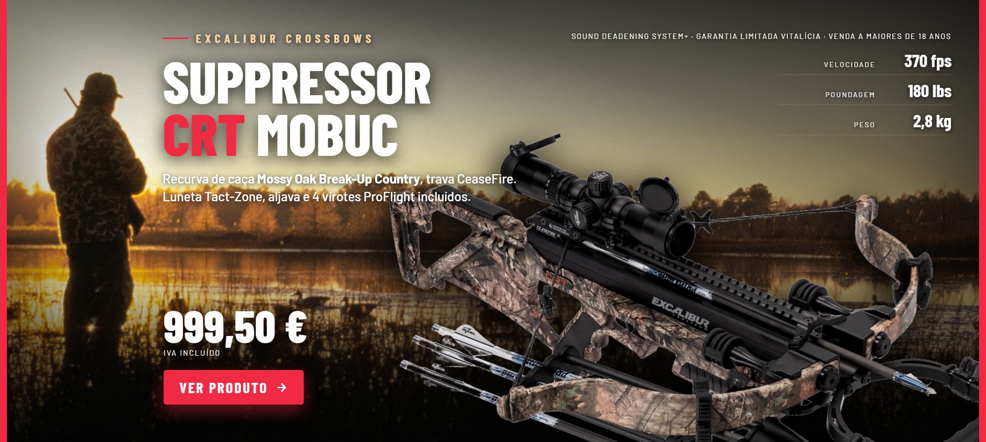 Besta recurva Excalibur Suppressor CRT Mobuc - 999,50 EUR